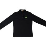 Munsingwear Long Sleeve Women Golf Black Polo Shirt