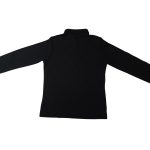 Munsingwear Long Sleeve Women Golf Black Polo Shirt