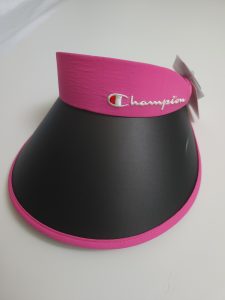 Champion Pink and Black UPF Golf Visor