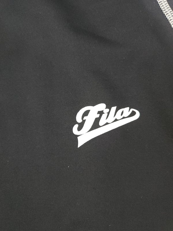 Fila Black Innerwear Women Long Sleeve Golf Dress
