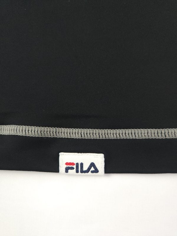 Fila Black Innerwear Women Long Sleeve Golf Dress