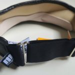 Munsingwear Black High Golf Visor
