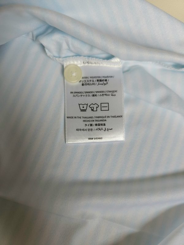 LIV Golf Men Striped Polo Shirt