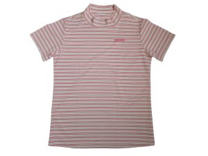 Srixon White Pink Mock Neck Women Golf Top