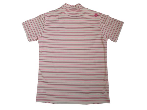Srixon White Pink Mock Neck Women Top