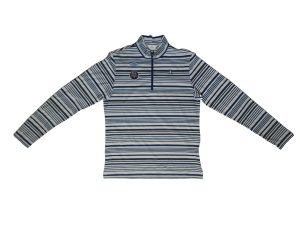Munsingwear Quarter-Zip Striped Women Long Sleeve Golf Dress