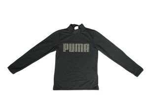 Puma Grey Heathered Women Long Sleeve Golf Dress