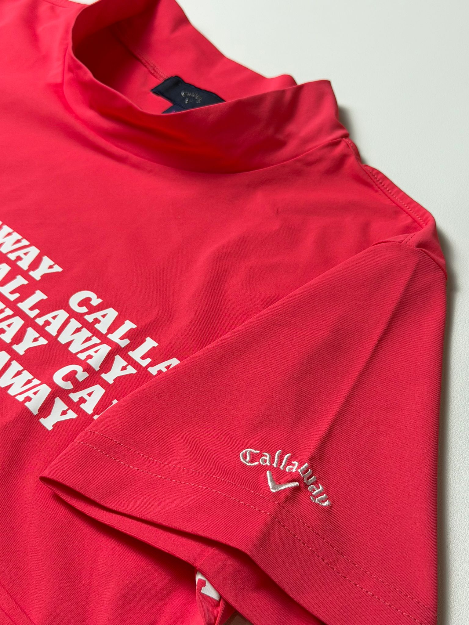 Callaway Red Graphic Mock Neck - Golf Fan Fair