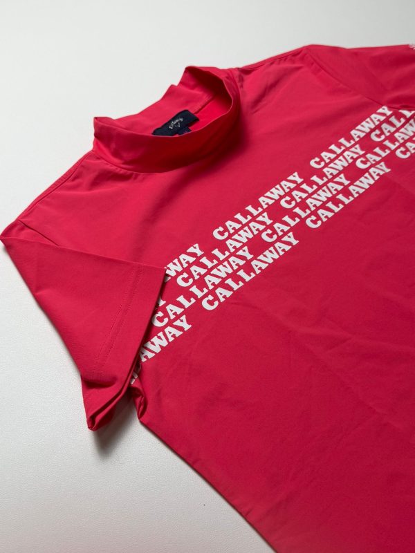Callaway Red Graphic Mock Neck - Golf Fan Fair